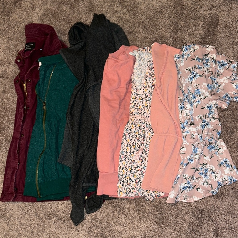 Size small blouse jacket sweater bundle!! - image 1